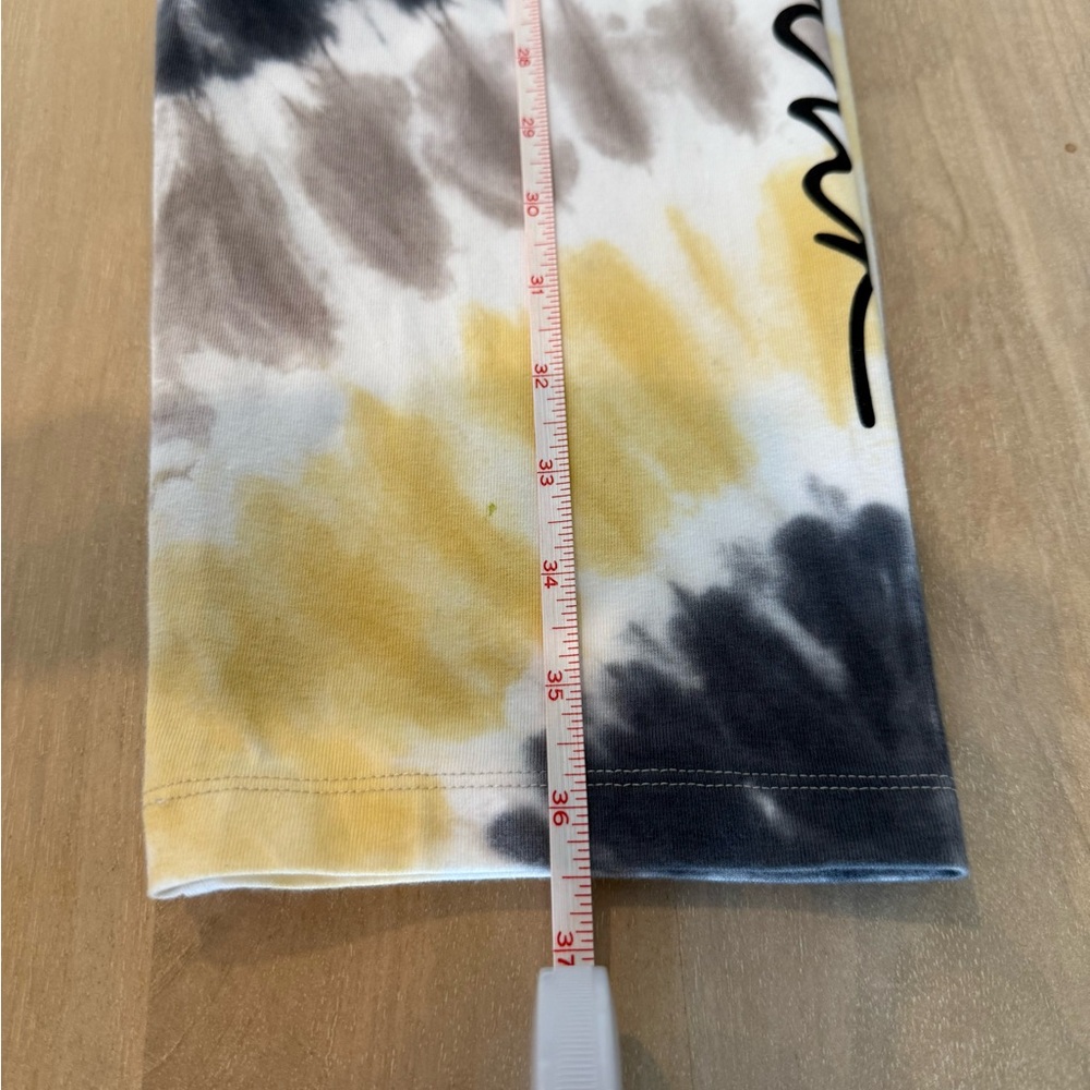 PINK Victoria's Secret Tie Dye Leggings, High Waist Gray, Plus Size XXL, NWT - Picture 5 of 6